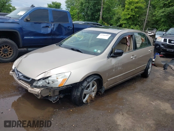 2005 Honda Accord EX-L z VIN 1HGCM56885A006160, wystawiony jako IAAI lot #42366484 z przebiegiem 114 828 mil mil oraz . Historia ofert i sprzedaży dostępna na DreamBid. Obrazek 2.