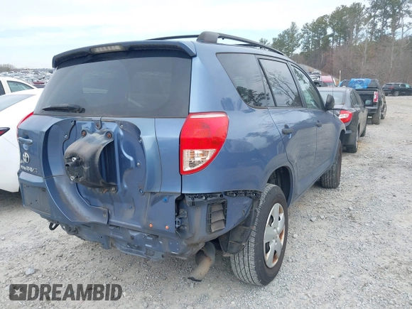 2007 Toyota RAV4 with VIN JTMZD33V376048457, listed as a IAAI auction lot 41394636 with 161,169 mi miles. Bid and sale history available at carsss.com. Image 4.