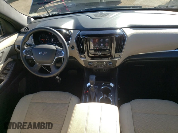 2022 Chevrolet Traverse LS with VIN 1GNEVFKW5NJ120168, listed as a Copart auction lot 50798015 with 45,373 mi miles and Salvage Title. Bid and sale history available at carsss.com. Image 8.