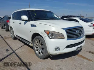 2014 Infiniti QX80 with VIN JN8AZ2NE8E9068192, listed as a IAAI auction lot 41882512 with 194,937 mi miles. Bid and sale history available at carsss.com. Image 1.