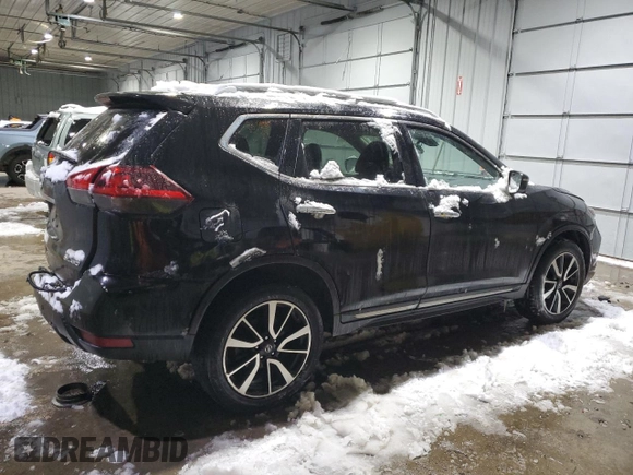 2020 Nissan Rogue SL with VIN 5N1AT2MV6LC747694, listed as a Copart auction lot 44685905 with 55,788 mi miles and Salvage Title. Bid and sale history available at DreamBid. Image 3.