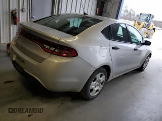 2013 Dodge Dart SE with VIN 1C3CDFAA3DD324817, listed as a Copart auction lot 41769705 with 132,000 mi miles and Salvage Title. Bid and sale history available at carsss.com. Image 3.