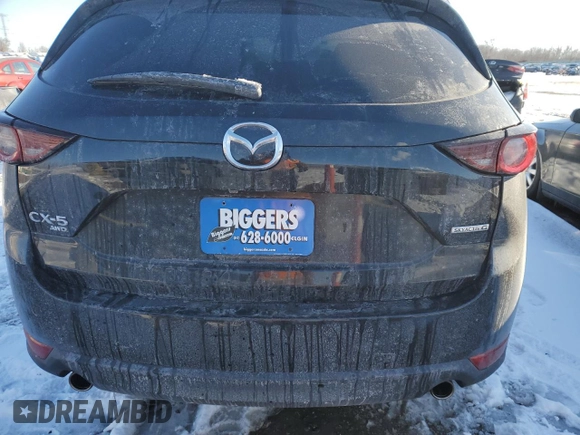 2020 Mazda CX-5 Touring with VIN JM3KFBCMXL1757348, listed as a Copart auction lot 45495665 with 79,890 mi miles and Salvage Title. Bid and sale history available at carsss.com. Image 6.
