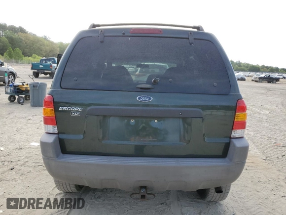2001 Ford Escape XLT with VIN 1FMCU04181KF62444, listed as a Copart auction lot 55272615 with 265,129 mi miles and Salvage title. Bid and sale history available at DreamBid. Image 6.