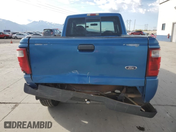 2001 Ford Ranger XL Fleet with VIN 1FTZR15E71PB74700, listed as a Copart auction lot 53875365 with 150,376 mi miles and Salvage Title. Bid and sale history available at carsss.com. Image 6.