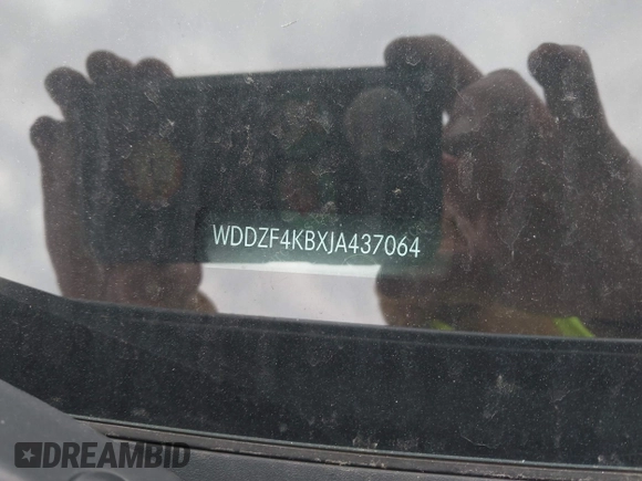 2018 Mercedes-Benz E with VIN WDDZF4KBXJA437064, listed as a IAAI auction lot 41902236 with 47,657 mi miles. Bid and sale history available at carsss.com. Image 17.