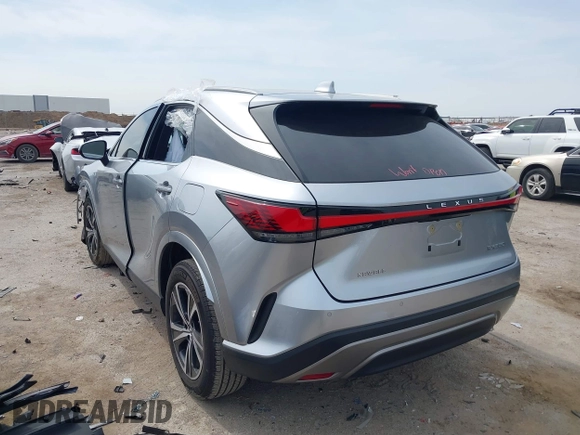 2023 Lexus RX with VIN 2T2BAMBA0PC021669, listed as a IAAI auction lot 41738114 with 14,575 mi miles. Bid and sale history available at carsss.com. Image 3.