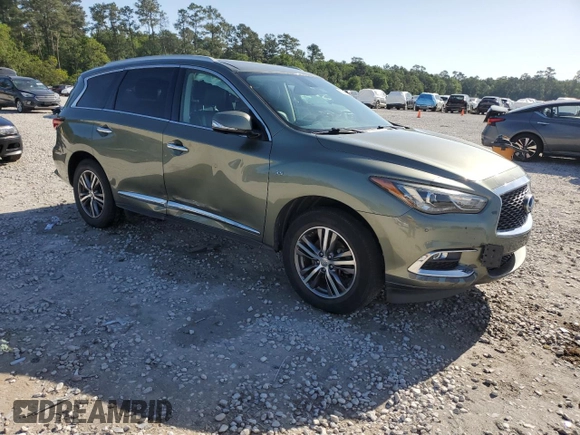 2017 Infiniti QX60 with VIN 5N1DL0MN0HC516671, listed as a Copart auction lot 52248225 with 91,012 mi miles and Salvage Title. Bid and sale history available at carsss.com. Image 4.