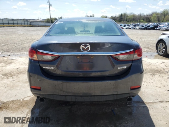2015 Mazda 6 i Sport with VIN JM1GJ1U62F1167852, listed as a Copart auction lot 52406185 with 130,080 mi miles and Salvage Title. Bid and sale history available at DreamBid. Image 6.
