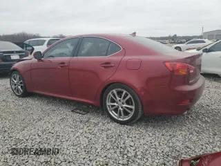 2007 Lexus IS with VIN JTHBK262875040801, listed as a Copart auction lot 48051995 with 153,815 mi miles and Salvage Title. Bid and sale history available at carsss.com. Image 2.
