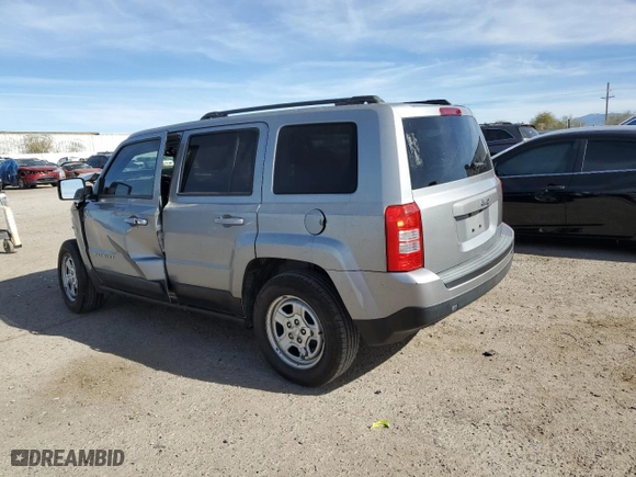 2015 Jeep Patriot Sport with VIN 1C4NJPBB5FD107167, listed as a Copart auction lot 43131255 with 121,069 mi miles and Salvage Title. Bid and sale history available at carsss.com. Image 2.