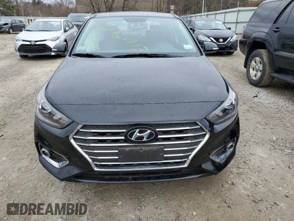 2019 Hyundai Accent Limited with VIN 3KPC34A35KE073086, listed as a Copart auction lot 46021413 with 2,391 mi miles. Bid and sale history available at carsss.com. Image 5.