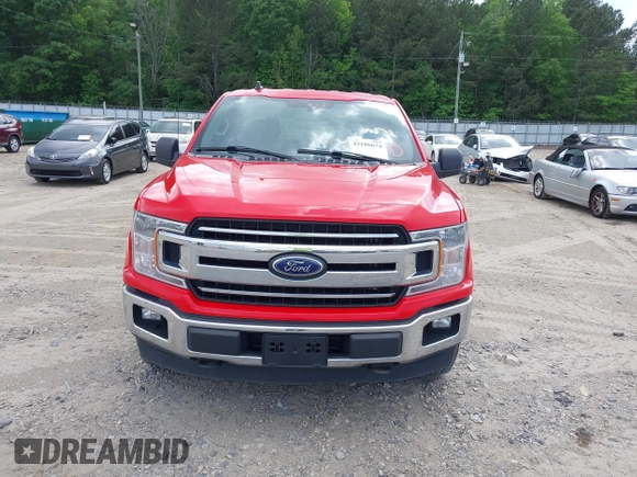 2020 Ford F-150 XL with VIN 1FTEW1EP7LKD79457, listed as a IAAI auction lot 42186674 with 203,852 mi miles. Bid and sale history available at carsss.com. Image 6.