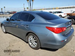 2017 Infiniti Q50 3.0t Premium with VIN JN1EV7AP7HM736808, listed as a Copart auction lot 49409185 with 135,802 mi miles and Salvage Title. Bid and sale history available at carsss.com. Image 2.