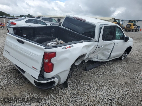 2024 Chevrolet Silverado 1500 RST with VIN 3GCPDEEK8RG356943, listed as a Copart auction lot 71829464 with 4,508 mi miles and Salvage Title. Bid and sale history available at carsss.com. Image 3.