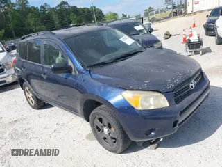 2007 Toyota RAV4 with VIN JTMBD33V775088452, listed as a IAAI auction lot 42036282 with 1 mi miles. Bid and sale history available at carsss.com. Image 1.