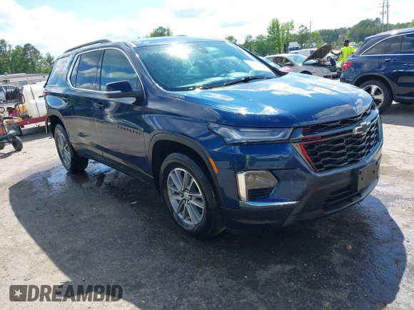 2022 Chevrolet Traverse LT with VIN 1GNERHKW7NJ192120, listed as a IAAI auction lot 42169520 with 83,034 mi miles and . Bid and sale history available at DreamBid. Image 1.