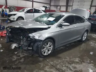 2015 Chrysler 200 Limited with VIN 1C3CCCAB3FN587493, listed as a IAAI auction lot 41630990 with 175,158 mi miles. Bid and sale history available at carsss.com. Image 2.