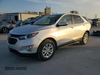 2021 Chevrolet Equinox LT with VIN 3GNAXKEV8MS160858, listed as a Copart auction lot 53155325 with 48,465 mi miles and Salvage Title. Bid and sale history available at DreamBid. Image 1.