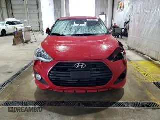 2013 Hyundai Veloster Turbo z VIN KMHTC6AE7DU111060, wystawiony jako Copart lot #57816425 z przebiegiem 140 842 mil mil oraz Szkoda całkowita • Salvage title. Historia ofert i sprzedaży dostępna na DreamBid. Obrazek 5.