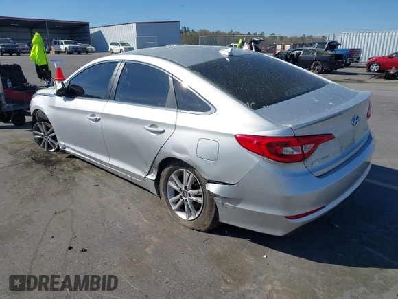 2017 Hyundai Sonata 2.4L with VIN 5NPE24AF8HH586326, listed as a IAAI auction lot 41811836 with 109,860 mi miles and . Bid and sale history available at carsss.com. Image 3.
