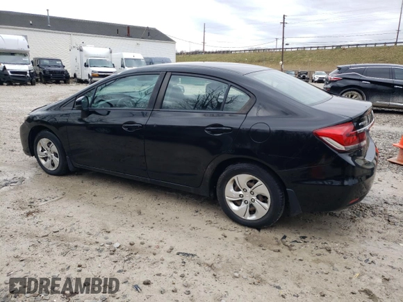 2013 Honda Civic LX z VIN 19XFB2F56DE004635, wystawiony jako Copart lot #51741015 z przebiegiem 104 211 mil mil oraz Czysty tytuł • Clean title. Historia ofert i sprzedaży dostępna na DreamBid. Obrazek 2.
