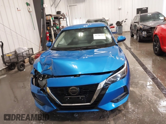 2020 Nissan Sentra SV with VIN 3N1AB8CV3LY220654, listed as a IAAI auction lot 41740719 with 27,546 mi miles and . Bid and sale history available at DreamBid. Image 12.