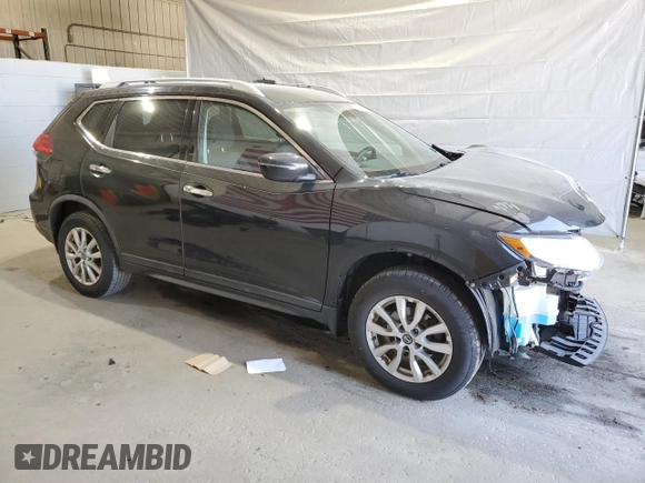 2017 Nissan Rogue SV with VIN KNMAT2MV5HP612016, listed as a Copart auction lot 55304695 with 98,826 mi miles and Salvage title. Bid and sale history available at DreamBid. Image 4.