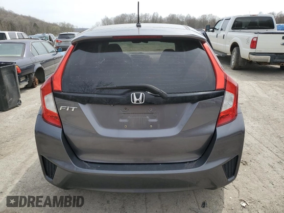 2015 Honda Fit LX with VIN 3HGGK5G56FM749187, listed as a Copart auction lot 52510855 with 122,317 mi miles and Salvage Title. Bid and sale history available at carsss.com. Image 6.