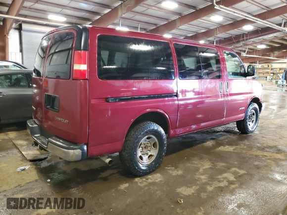 2006 Chevrolet Express Passenger z VIN 1GAHG35U961272036, wystawiony jako Copart lot #43362255 z przebiegiem 214 994 mil mil oraz Czysty tytuł • Clean title. Historia ofert i sprzedaży dostępna na DreamBid. Obrazek 3.