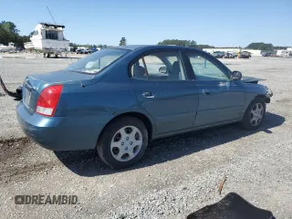 2001 Hyundai Elantra GLS with VIN KMHDN45D21U109684, listed as a Copart auction lot 51888855 with 174,105 mi miles and Salvage title. Bid and sale history available at DreamBid. Image 3.