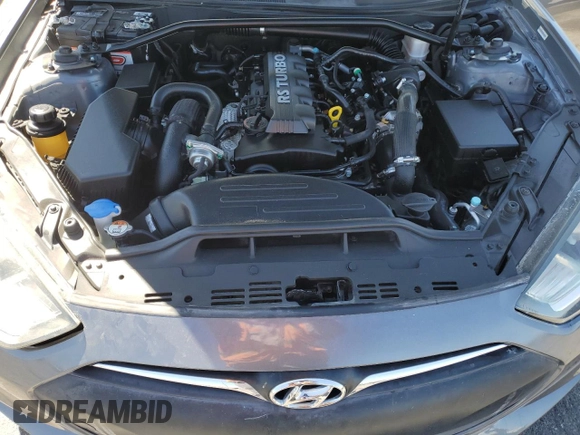 2014 Hyundai Genesis Coupe 2.0T with VIN KMHHT6KD2EU121329, listed as a Copart auction lot 55333915 with 78,438 mi miles and Salvage title. Bid and sale history available at DreamBid. Image 11.