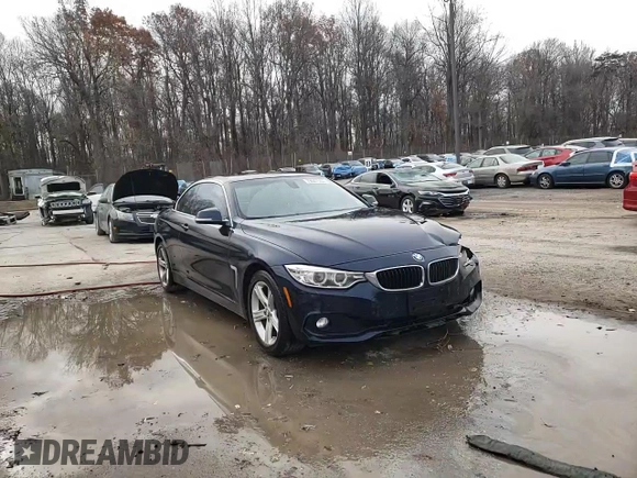2015 BMW 4 Series 428i xDrive with VIN WBA3T1C58FP820017, listed as a Copart auction lot 79041004 with 96,255 mi miles and Salvage Title. Bid and sale history available at carsss.com. Image 14.