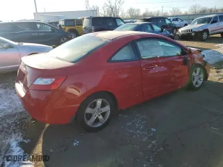 2006 Honda Civic Cpe EX with VIN 2HGFG11886H550357, listed as a Copart auction lot 85071644 with 0 mi miles and Salvage Title. Bid and sale history available at carsss.com. Image 3.
