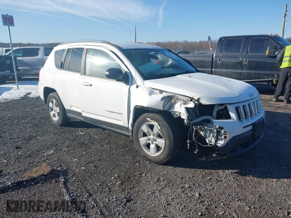 2014 Jeep Compass Altitude with VIN 1C4NJCBA4ED775315, listed as a IAAI auction lot 41429259 with 148,064 mi miles. Bid and sale history available at carsss.com. Image 1.