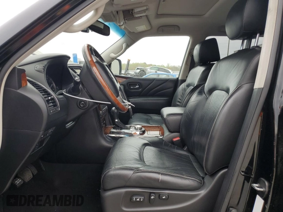 2015 Infiniti QX80 with VIN JN8AZ2NE0F9085926, listed as a Copart auction lot 51132465 with 187,900 mi miles and Salvage Title. Bid and sale history available at carsss.com. Image 7.