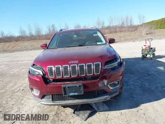 2020 Jeep Cherokee Limited with VIN 1C4PJMDNXLD555396, listed as a IAAI auction lot 41839372 with 36,078 mi miles. Bid and sale history available at carsss.com. Image 6.
