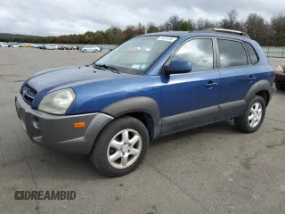 2005 Hyundai Tucson GLS with VIN KM8JN12D75U136620, listed as a Copart auction lot 73579764 with 63,305 mi miles and Salvage Title. Bid and sale history available at carsss.com. Image 1.