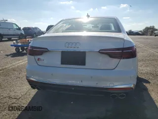 2021 Audi S4 Premium Plus with VIN WAUB4AF49MA014683, listed as a Copart auction lot 71065264 with 8,540 mi miles and Salvage Title. Bid and sale history available at carsss.com. Image 6.