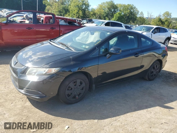 2013 Honda Civic Cpe LX with VIN 2HGFG3B53DH527761, listed as a Copart auction lot 70784624 with 95,322 mi miles and Salvage Title. Bid and sale history available at carsss.com. Image 1.