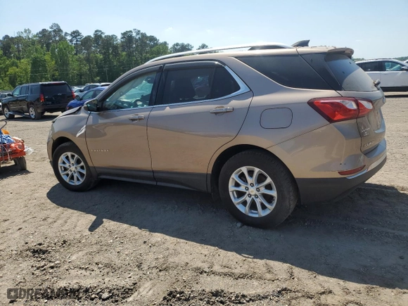 2018 Chevrolet Equinox LT with VIN 2GNAXJEVXJ6253885, listed as a Copart auction lot 52037845 with 0 mi miles and Salvage Title. Bid and sale history available at carsss.com. Image 2.