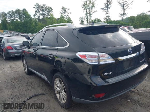 2010 Lexus RX 450h with VIN JTJBC1BA7A2024570, listed as a IAAI auction lot 42243179 with 197,000 mi miles and . Bid and sale history available at DreamBid. Image 3.