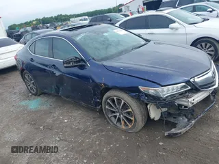 2017 Acura TLX V6 w/Advance Pkg with VIN 19UUB2F77HA002136, listed as a IAAI auction lot 42378285 with 84,605 mi miles and . Bid and sale history available at DreamBid. Image 1.