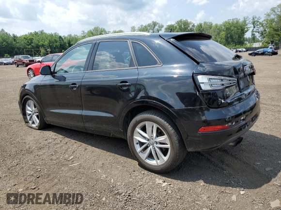 2017 Audi Q3 Premium with VIN WA1ECCFS5HR001511, listed as a Copart auction lot 60853085 with 70,818 mi miles and Salvage title. Bid and sale history available at DreamBid. Image 2.