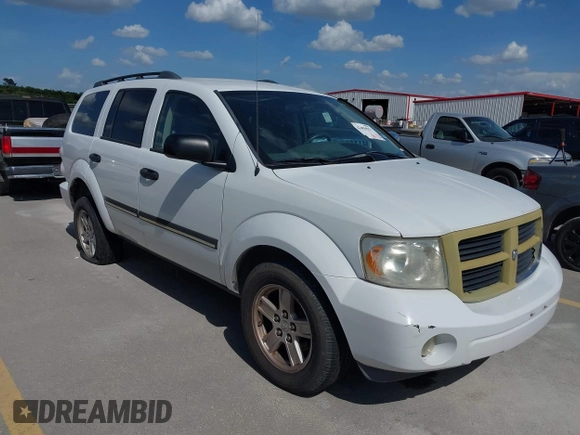 2007 Dodge Durango SLT with VIN 1D8HB48P27F515290, listed as a IAAI auction lot 42466551 with 205,440 mi miles and . Bid and sale history available at DreamBid. Image 1.
