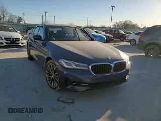 2021 BMW 5 Series 540i with VIN WBA53BJ05MWW90741, listed as a Copart auction lot 84337374 with Not Provided miles and Salvage Title. Bid and sale history available at DreamBid. Image 10.