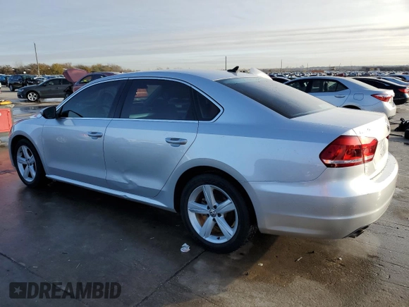 2012 Volkswagen Passat SE with VIN 1VWBH7A36CC049304, listed as a Copart auction lot 85034614 with 106,138 mi miles and Clean Title. Bid and sale history available at carsss.com. Image 2.