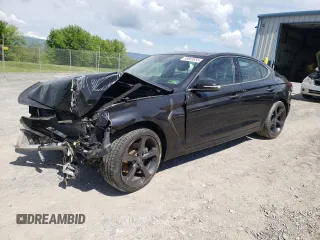 2019 Genesis G70 Advanced z VIN KMTG44LA2KU030841, wystawiony jako Copart lot #55983655 z przebiegiem 64 055 mil mil oraz Szkoda całkowita • Salvage title. Historia ofert i sprzedaży dostępna na DreamBid. Obrazek 1.