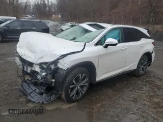 2019 Lexus RX with VIN JTJDZKCAXK2016735, listed as a Copart auction lot 43195745 with 0 mi miles and Salvage Title. Bid and sale history available at carsss.com. Image 1.