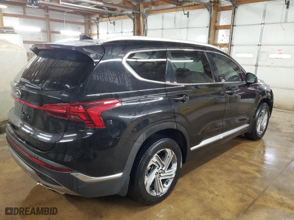 2022 Hyundai Santa Fe SEL with VIN 5NMS24AJ2NH447292, listed as a Copart auction lot 52899565 with 61,171 mi miles and Clean Title. Bid and sale history available at carsss.com. Image 3.